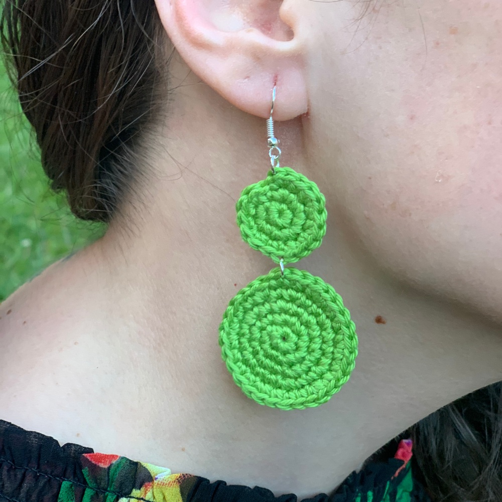 pendienets bigira verde